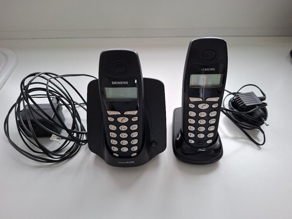 Set van 2 vaste telefoons, Telecommunicatie, Ophalen, Gebruikt, 2 handsets