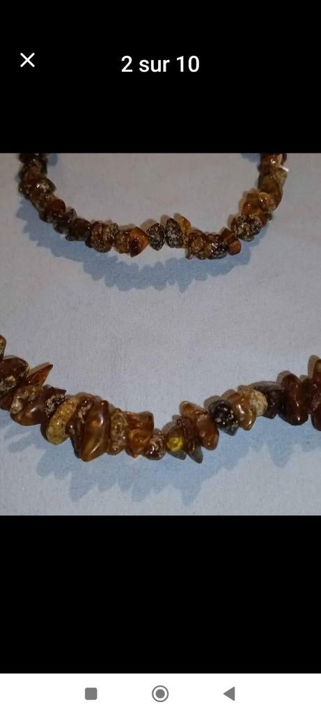 Ensemble en ambre naturelle de la Lituanie, Enlèvement ou Envoi, Neuf
