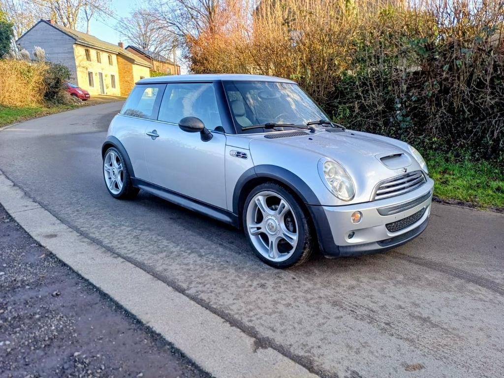 Mini cooper s R53 John cooper works ph 2, carnet/carpas, Autos, Mini, Cuir, Argent ou Gris, Achat, 155 kW