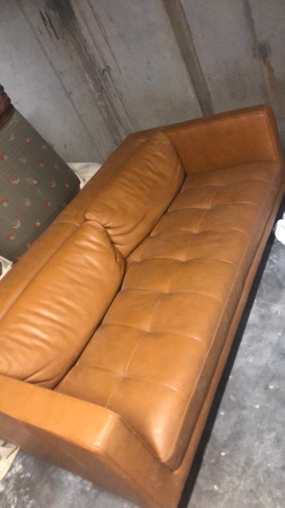 Leren salon, Huis en Inrichting, Ophalen, Gebruikt