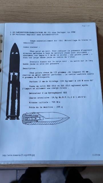 Documentation sur les munitions allemande 2èguerre, Enlèvement ou Envoi, Armée de terre, Livre ou Revue