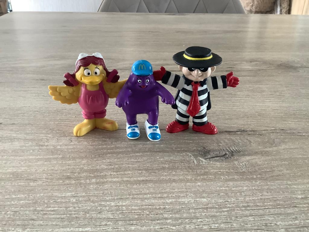 Mc'Donalds verschillende characters (7 cm), Verzamelen, Poppetjes en Figuurtjes, Ophalen of Verzenden, Zo goed als nieuw