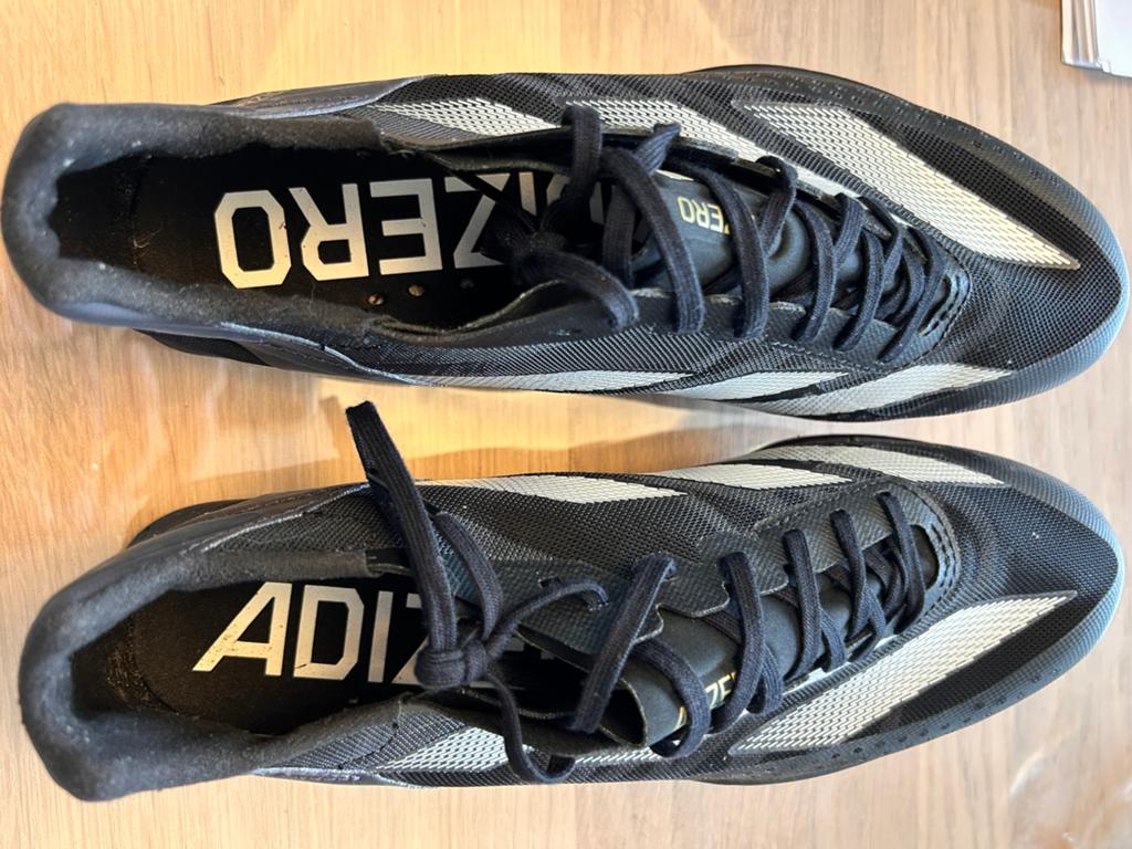 Spikes Adizero Lightstrike Pro, met toebehoren maat 40,5, Sport en Fitness, Ophalen of Verzenden, Zo goed als nieuw, Spikes