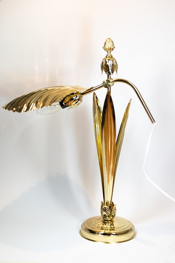 Lampe vintage Mid Century ajustable des années '80 – 69€ /Pc, Maison & Meubles, Doré, Réglable, Vintage, Comme neuf