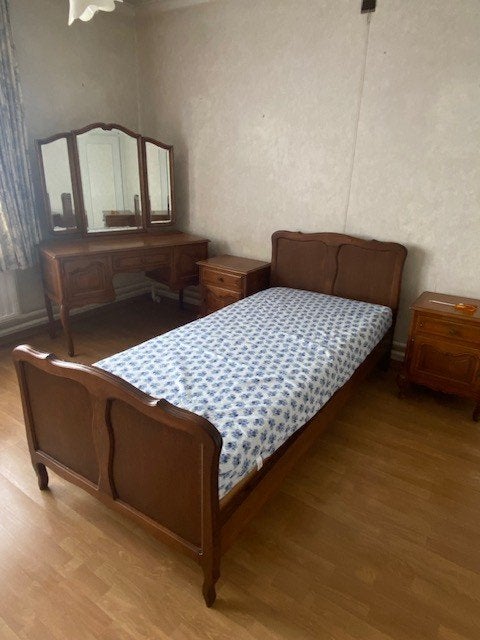 chambre rétro pour 1 personne, Maison & Meubles, Chambre à coucher | Chambres à coucher complètes, Enlèvement, Utilisé, Une personne