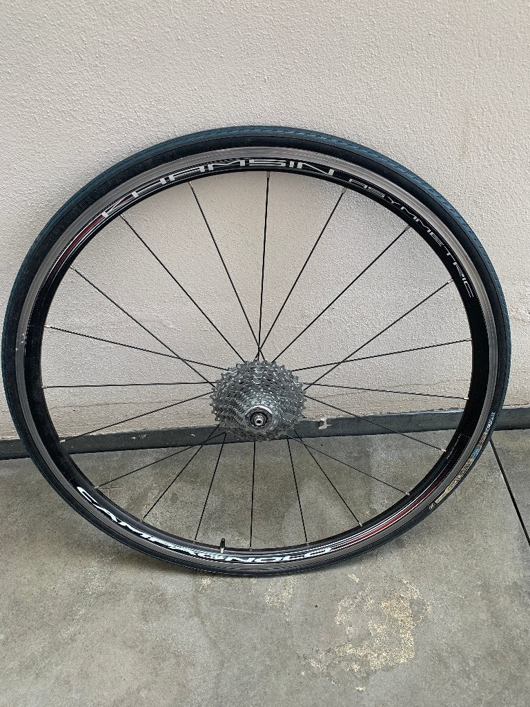 achterwiel koersfiets, Campagnolo Khamsin, Gebruikt, Aluminium, Ophalen, Wiel