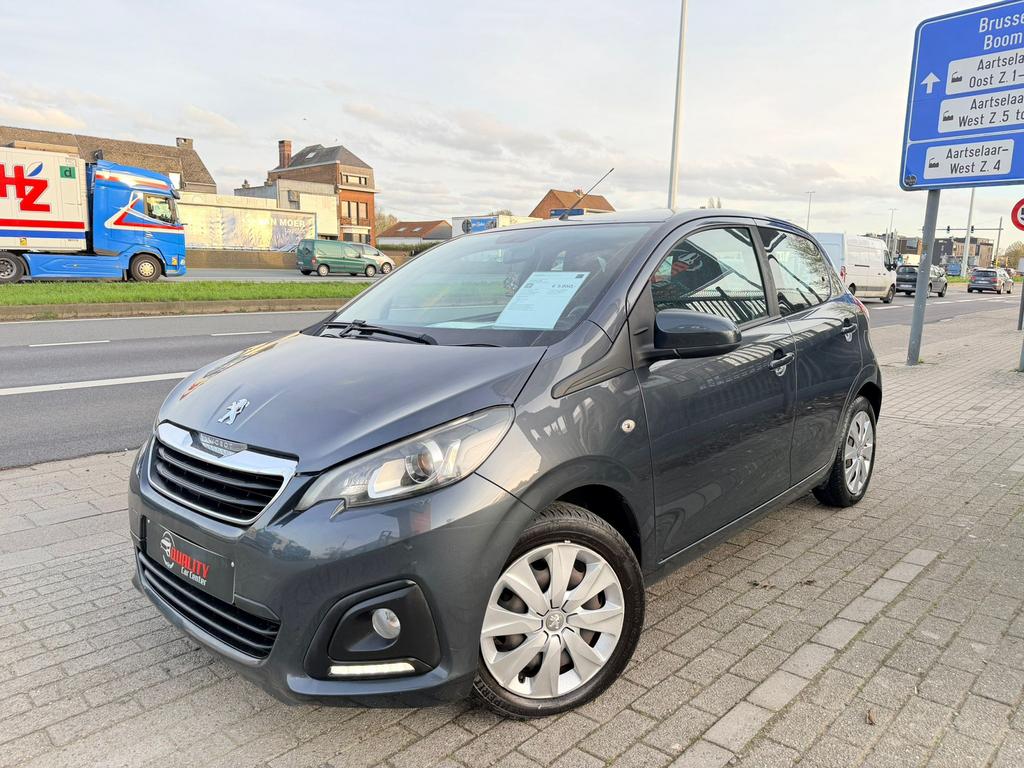 Peugeot 108 Active 2015 1.2i 099000km Airco 5deurs Euro6b, Auto's, Voorwielaandrijving, Stof, Euro 6, 1198 cc