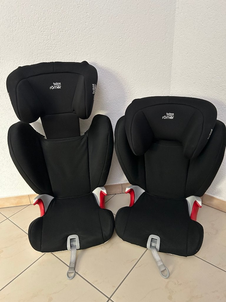 2 autostoelen groep 2/3 met IsoFix (50€/stoel of 85€ samen), Enfants & Bébés, Sièges auto, Romer, 15 à 36 kg, Enlèvement, Dossier réglable