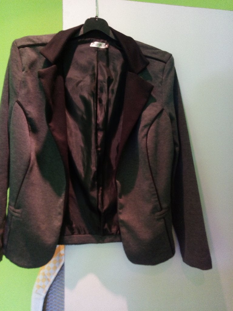 veste pour femme, Taille 42/44 (L), Gris, Enlèvement ou Envoi, Porté