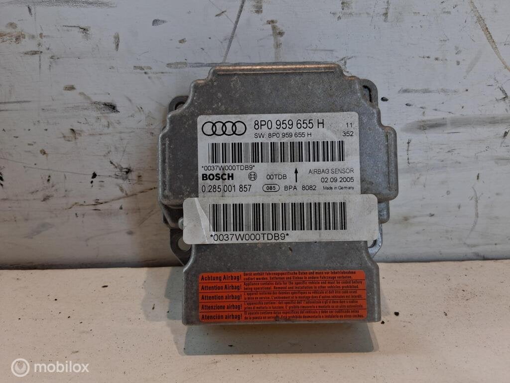 Airbag module Audi A3 8P 2.0 FSI ('03-'12) 8P0959655H, Autos : Pièces & Accessoires, Audi, Enlèvement ou Envoi, Audi, Utilisé