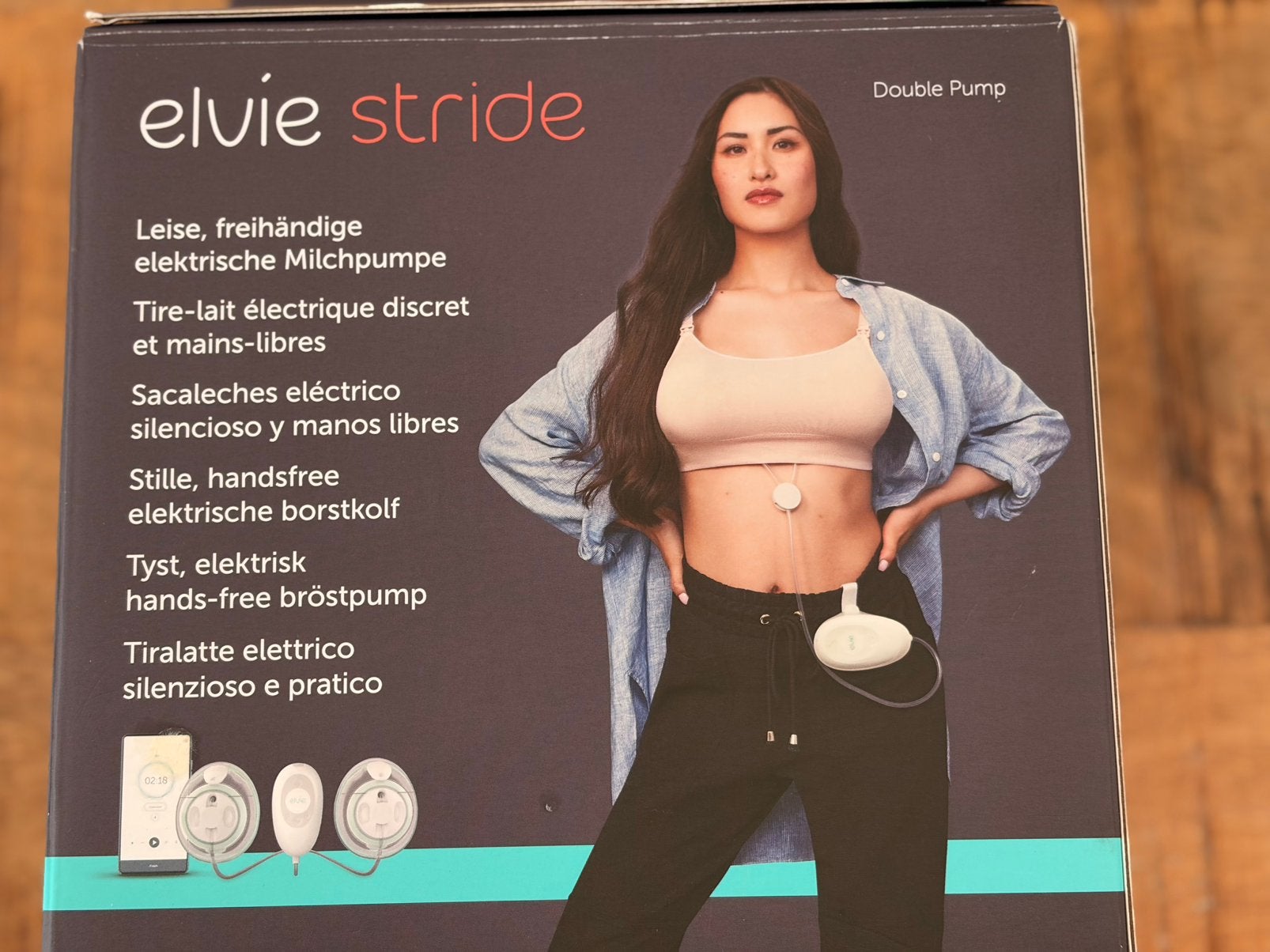 Elvie Stride Double Pump, Ophalen, Gebruikt, Dubbelzijdig, Borstkolf
