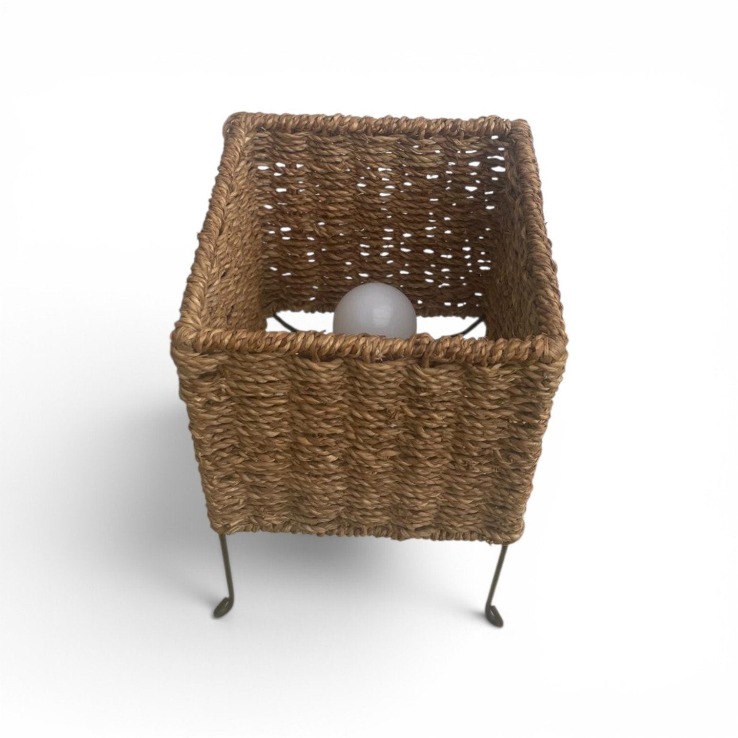 Lampe en osier tressé – Style naturel, Maison & Meubles, Enlèvement