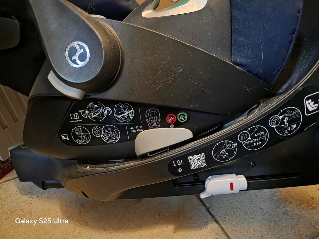 Cybex autostoel met alarm en beveiliging, Ophalen