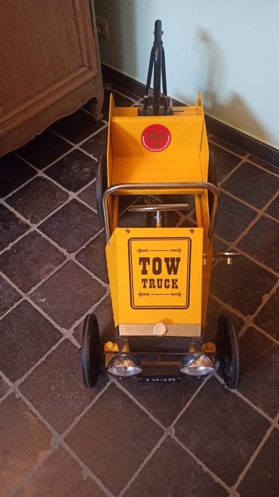 trapauto - takelwagen, Ophalen