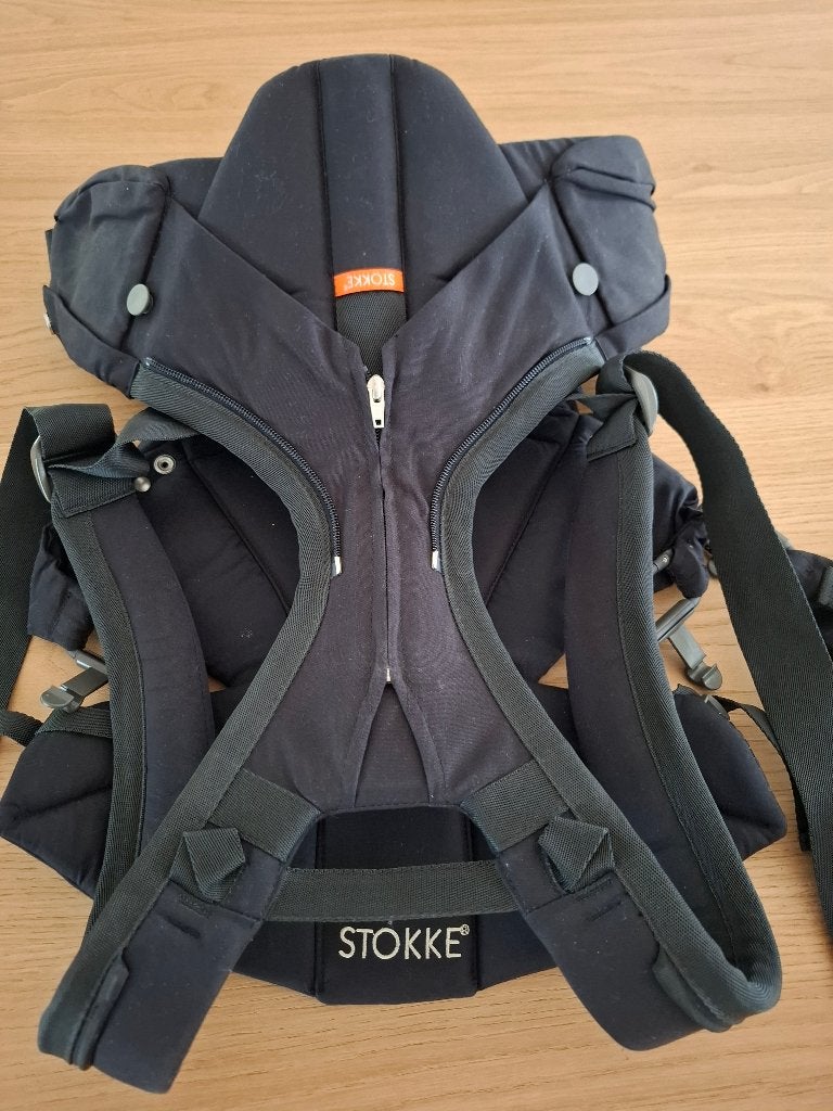 Stokke babydrager, Kinderen en Baby's, Buik of Rug, Zo goed als nieuw, Draagzak, Ophalen