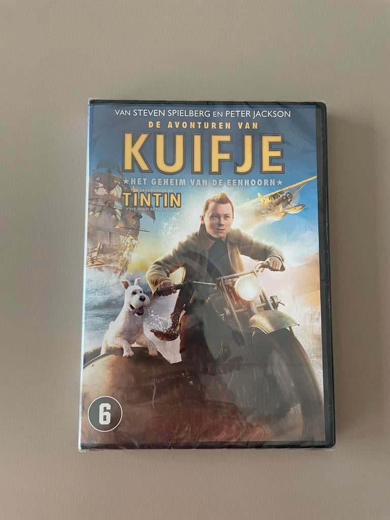 DVD De avonturen van Kuifje-Het geheim van de eenhoorn NIEUW, Tous les âges, Enlèvement, Neuf, dans son emballage