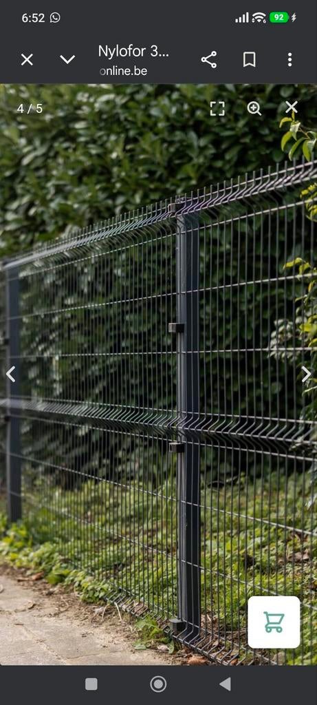 Draad afsluiting 3D, Tuin en Terras, Gaas en Draad, Ophalen