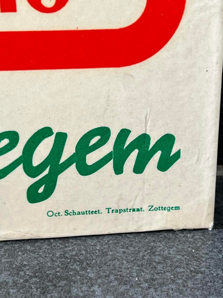 Ancienne publicité cartonnée bière Klaver Zottegem, Enlèvement ou Envoi, Utilisé