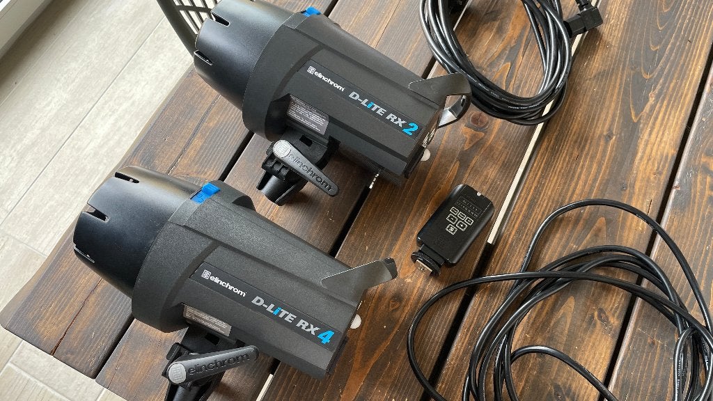 2 studioflitsers - Elinchrom RX2 en RX4 + skyport, Audio, Tv en Foto, Ophalen, Elinchrom
