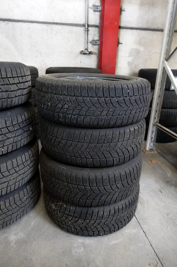 winterbanden op stalenvelg, Auto-onderdelen, Banden en Velgen, Ophalen, Gebruikt, 16 inch, Banden en Velgen
