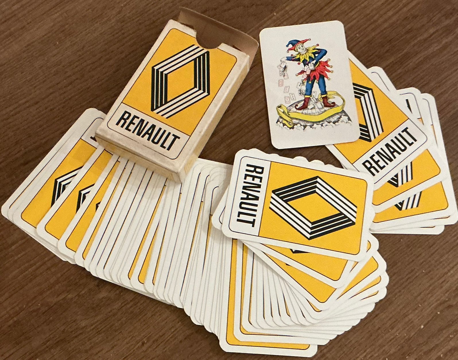 Jeu de cartes RENAULT, Collections, Enlèvement ou Envoi, Comme neuf, Carte(s) à jouer