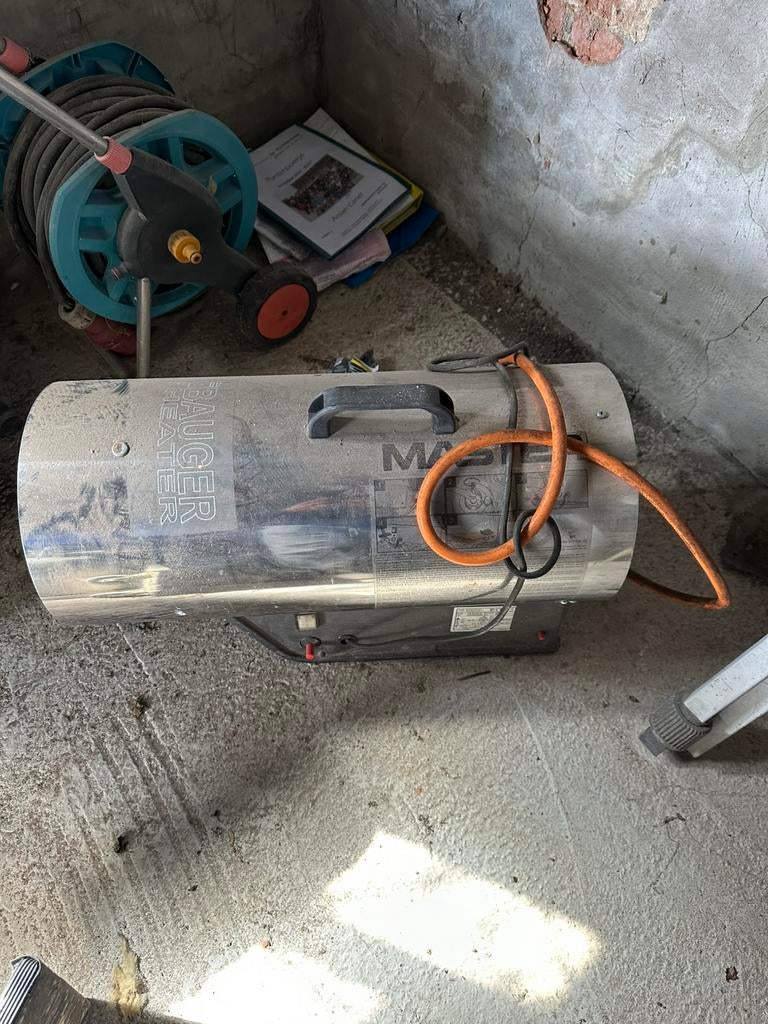Warmte kanon op gas, Ophalen, Gebruikt