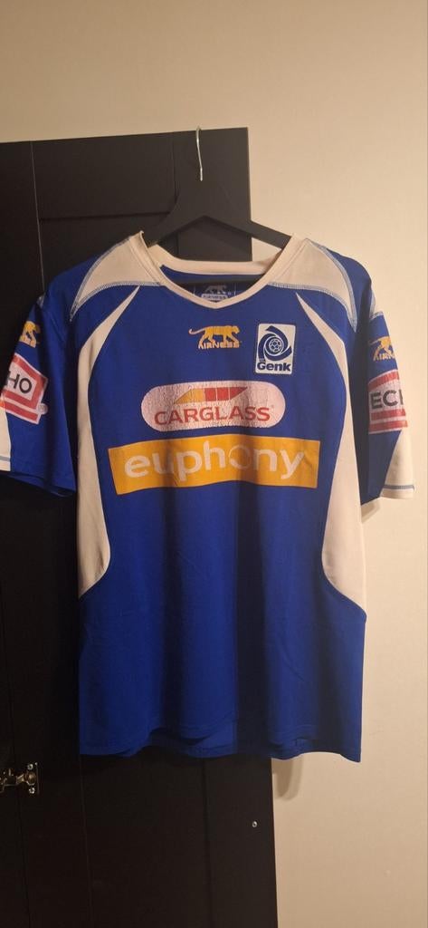 KRC Genk 2006-2007 Home Blue Airness XL, Sport en Fitness, Voetbal, Maat L, Ophalen of Verzenden, Shirt