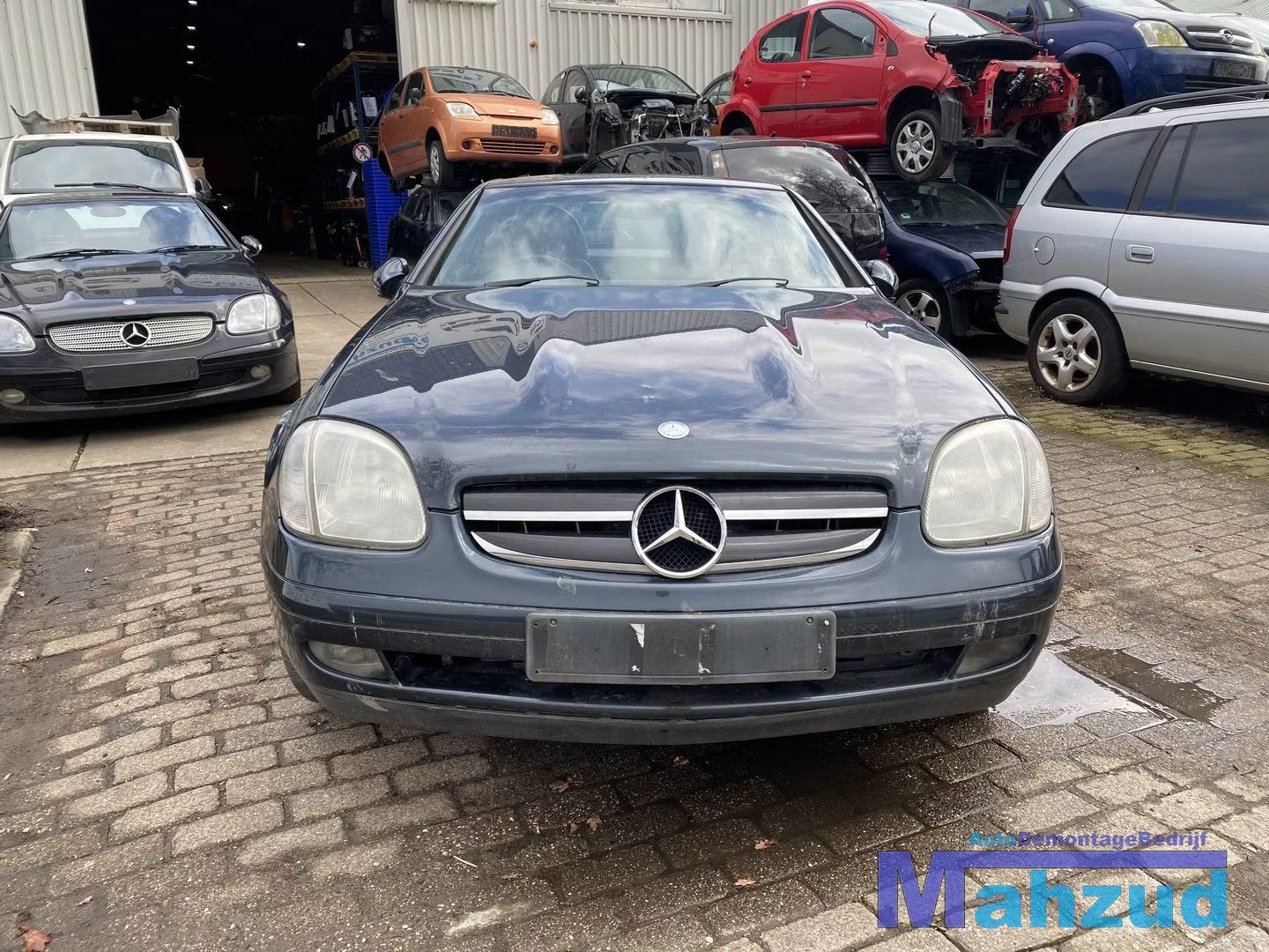 1998 MERCEDES SLK R170 2.3 111973 donker blauw onderdelen, Gebruikt, Mercedes-Benz AG, Mercedes-Benz, Mercedesstrasse 120
70372  Stuttgart, DE