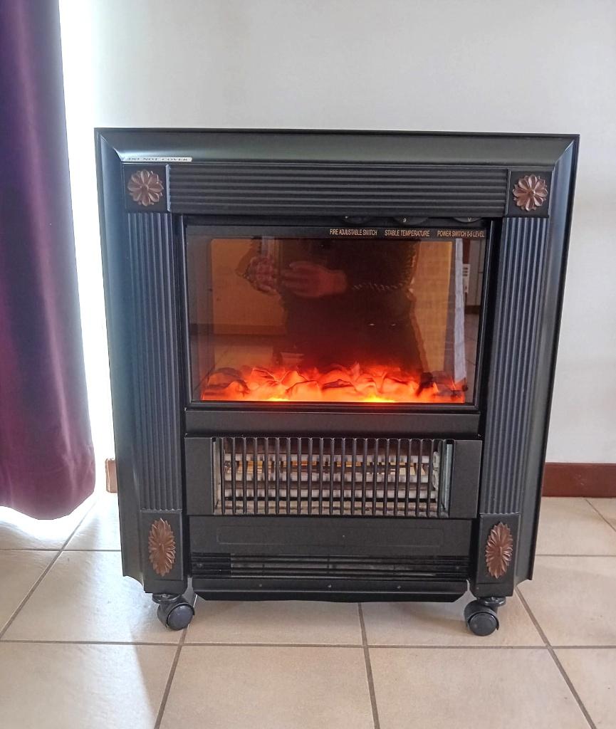 cheminée électrique, comme neuve, Maison & Meubles, Enlèvement, Comme neuf, Cheminée sur pied, Cheminée électrique