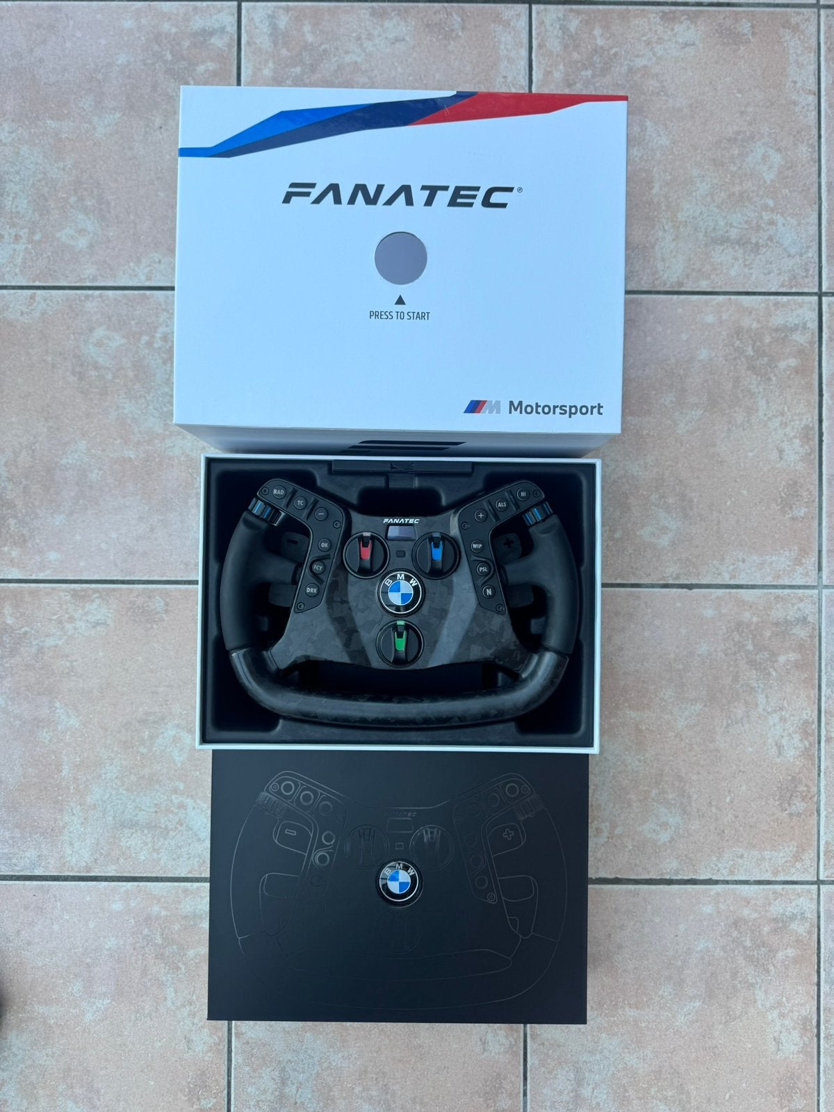 Volant Fanatec Podium BMW M4 GT3 (Facture/Boîte), 1 joueur, Enlèvement, Comme neuf, Simulation