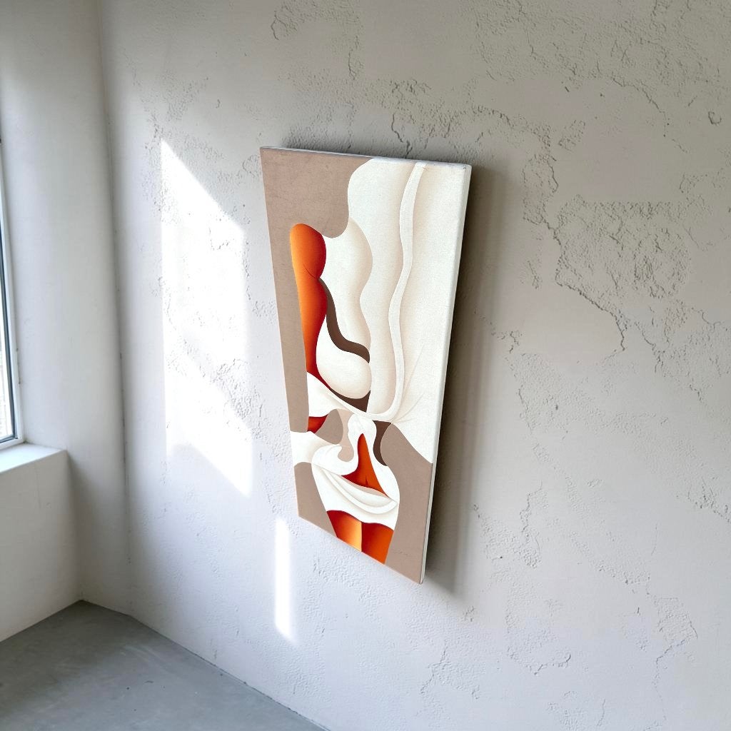 Huile sur toile 31 x 78 cm, Antiquités & Art, Enlèvement, Portrait ou Personnes, Toile