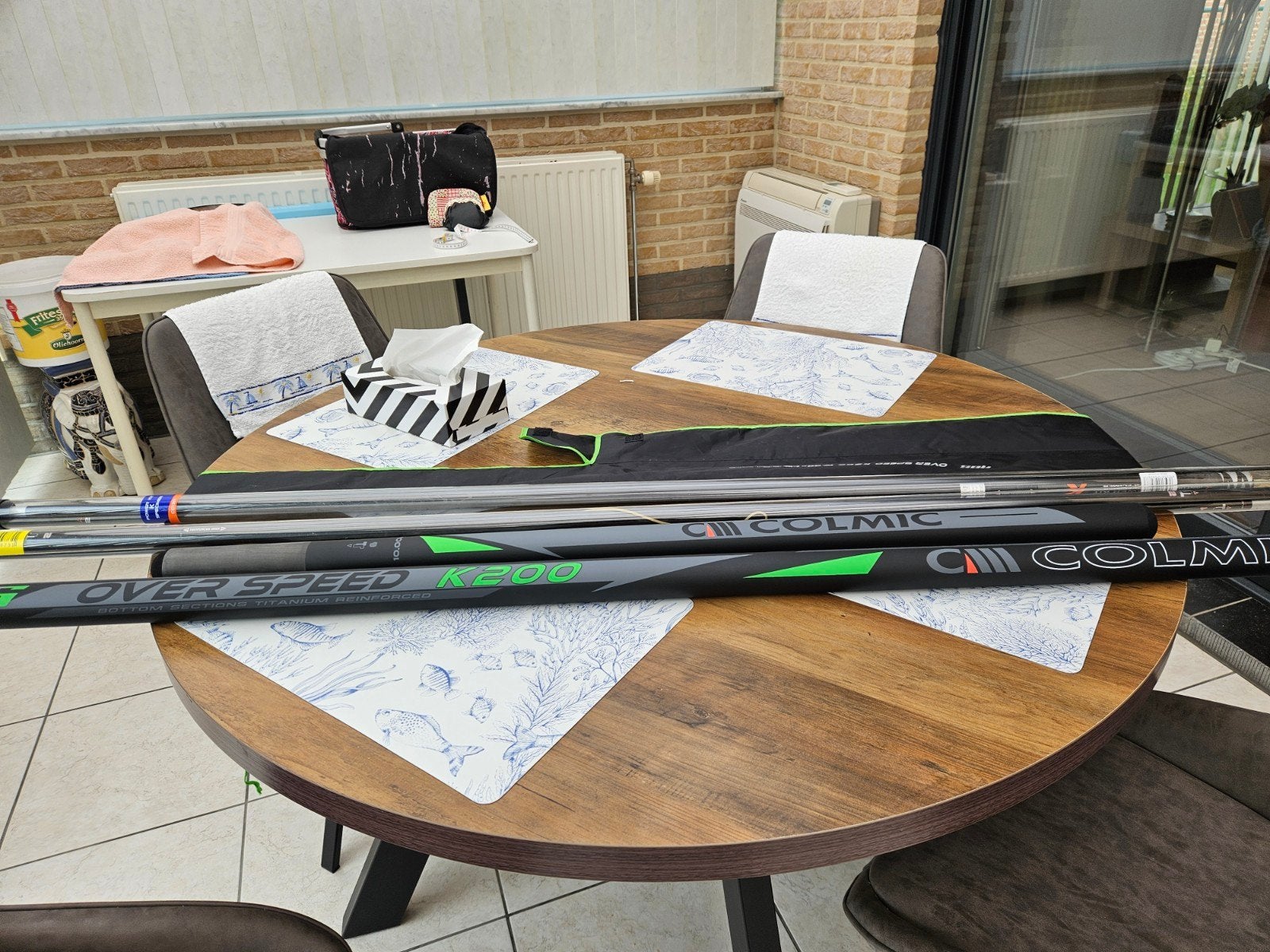 À vendre Colmic K200 Overspeed 10 meter avec 2 sets supérieu, Enlèvement