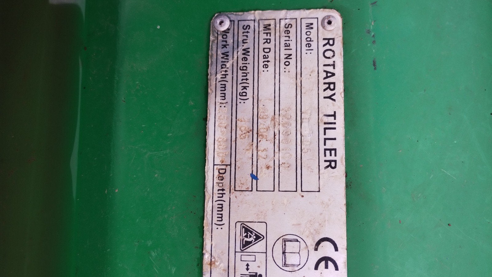 ploeg grondfrees cultivator, Zakelijke goederen, Ophalen