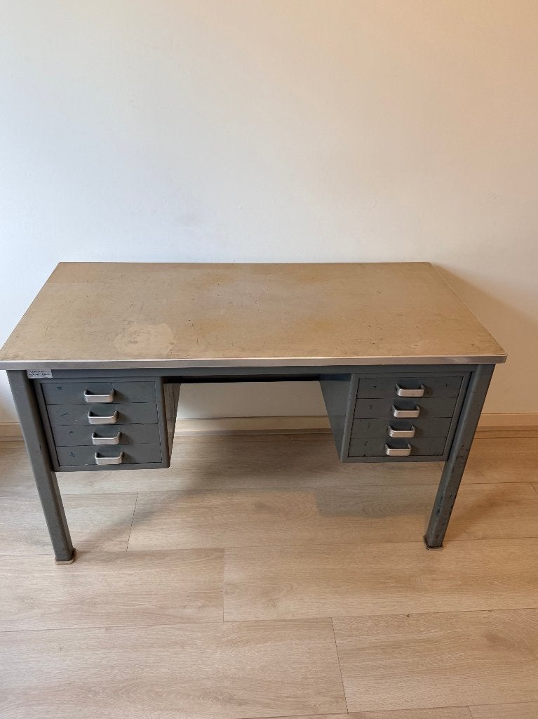 Bureau en acier des années 1950 - Werkbureau, Enlèvement