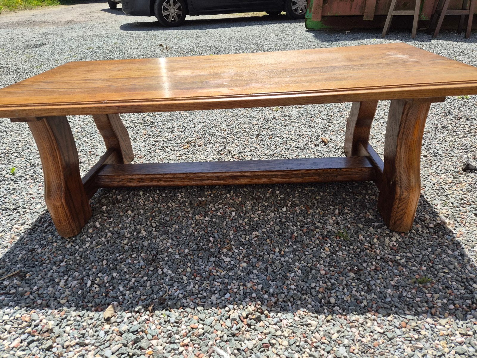 Salontafel in eik, Huis en Inrichting, Tafels | Salontafels, Ophalen