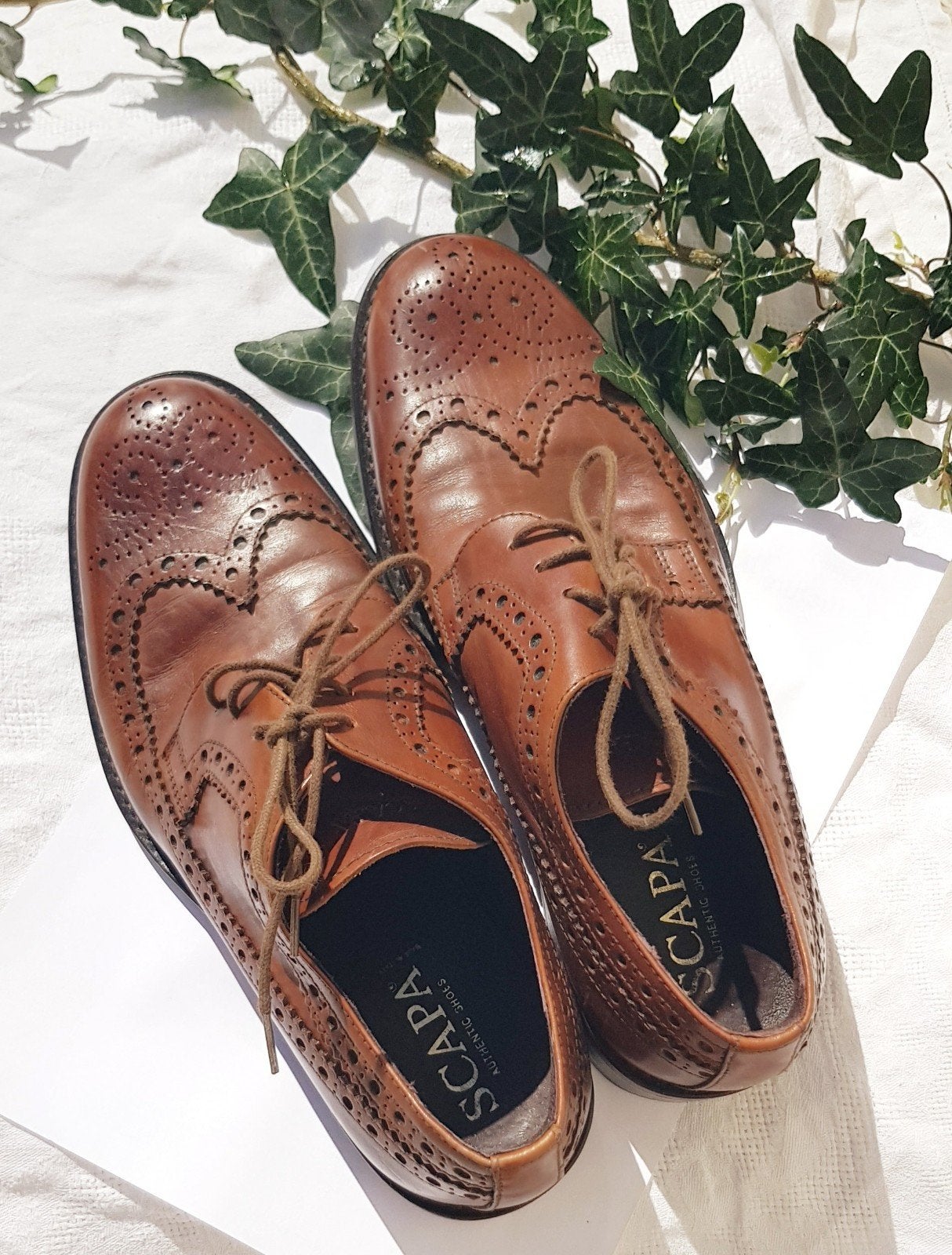 Derbies 🤩 vintage Scapa echt leer 🤩, Kleding | Dames, Schoenen, Schoenen met lage hakken, Bruin, Ophalen of Verzenden, Vintage