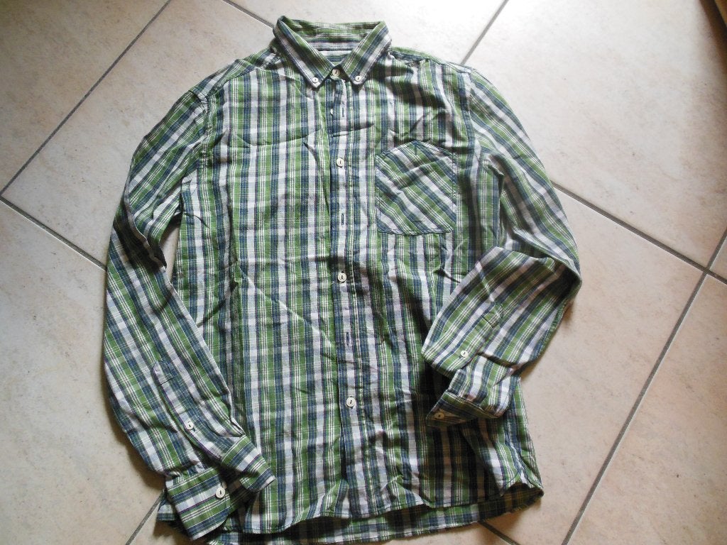 hemd Vintage Effect maat S in nieuwstaat, Kleding | Heren, Overhemden, Ophalen of Verzenden, Zo goed als nieuw, Halswijdte 38 (S) of kleiner