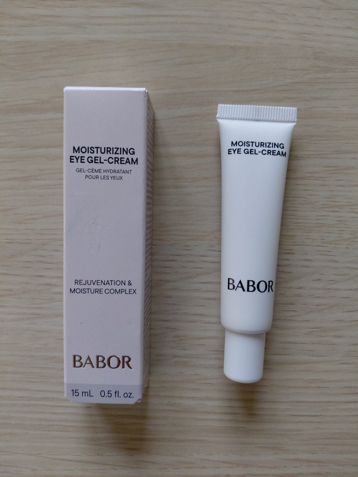 Babor moisturizing eye gel-cream/ooggelcrème 15ml NIEUW, Ophalen, Nieuw, Ogen, Verzorging