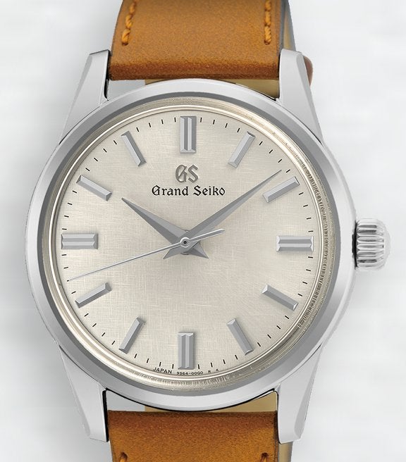 Grand Seiko SBGW267, Ophalen, Seiko, Leer, Staal