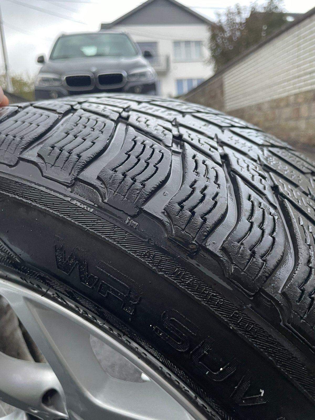 Jantes bmw + pneus hiver, Enlèvement