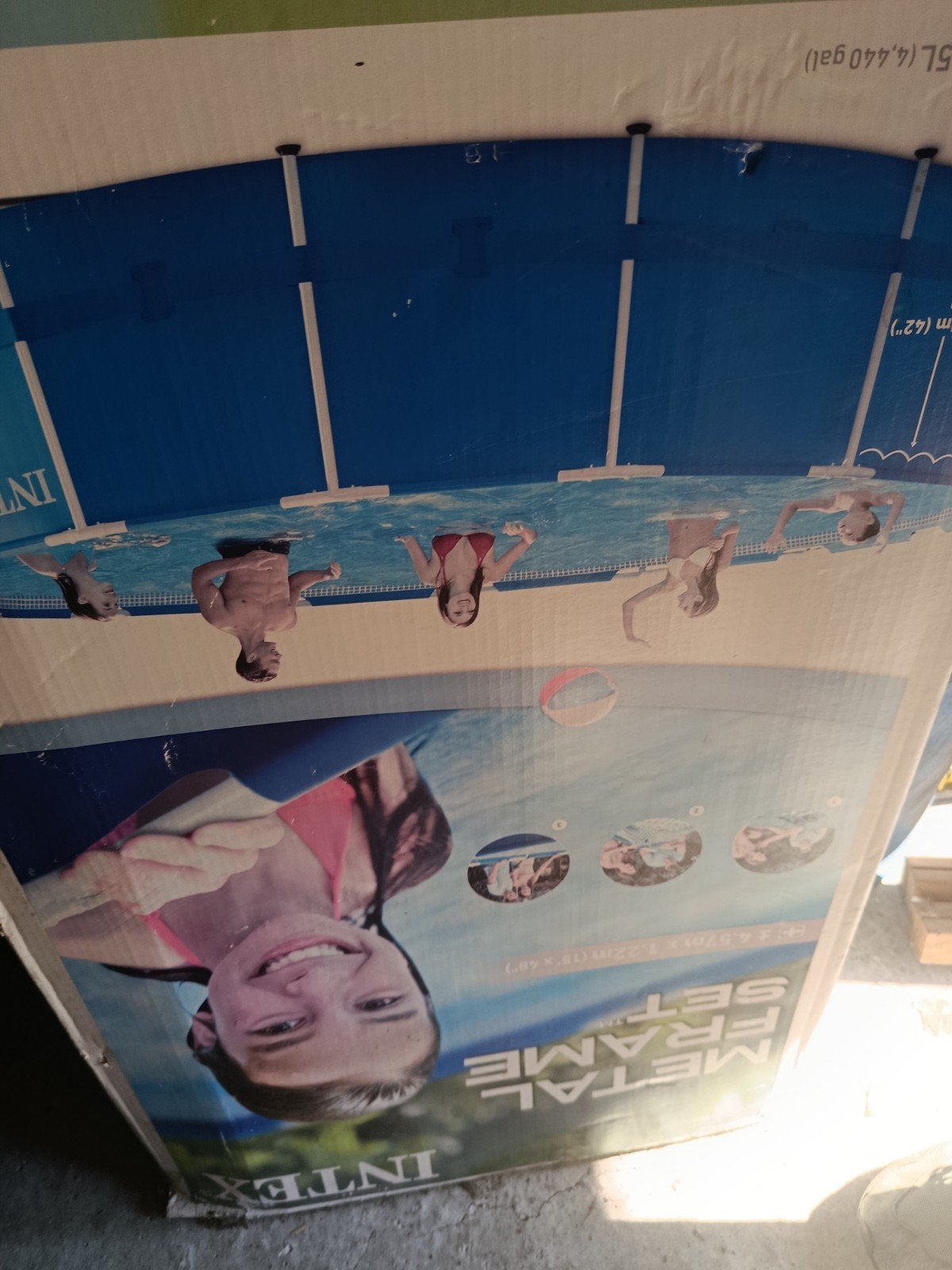 intex #25025 metal frame pool te koop, Ophalen