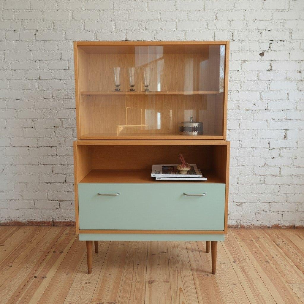 Armoire vaisselier vintage Up Zavody, Maison & Meubles, Enlèvement ou Envoi