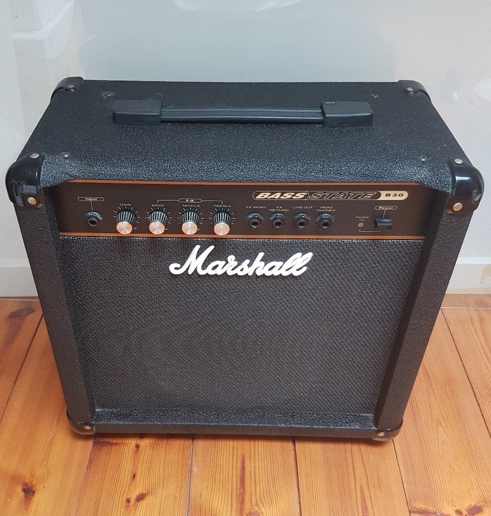 MARSHALL Versterker, BASS State, Bass Combo B30, Ophalen of Verzenden, Zo goed als nieuw, Basgitaar, Minder dan 50 watt