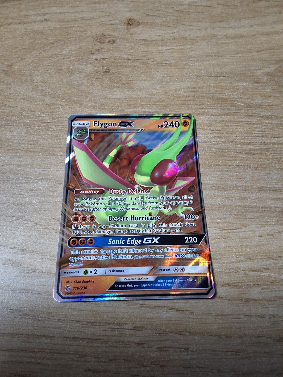 flygon GX 110/236, Ophalen