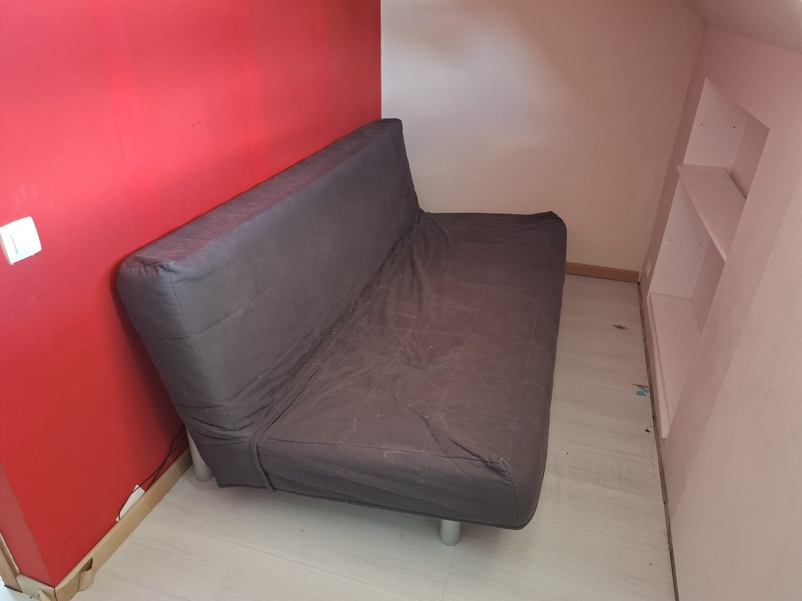 Slaapbank IKEA Beddinge - 3 zitsbank, Ophalen, Gebruikt, Tweepersoons, 140 cm