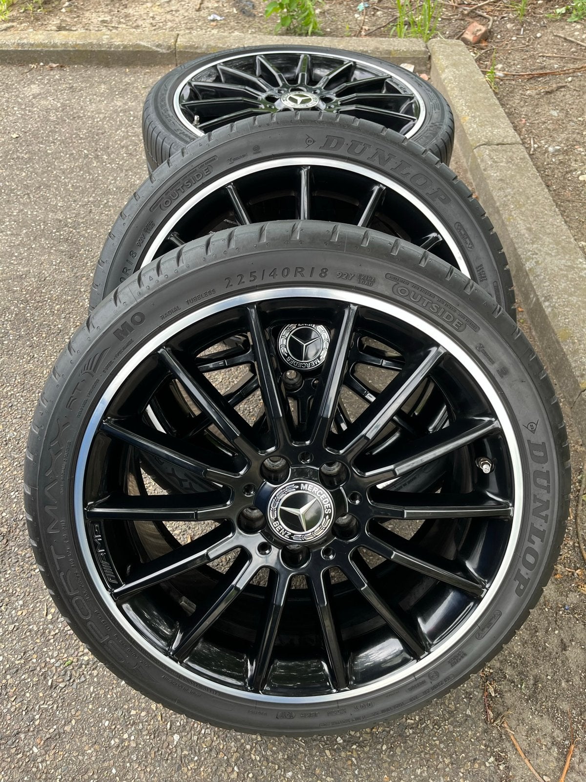 Mercedes velgen AMG line A klasse B klasse Cla vito velgen, Auto-onderdelen, Banden en Velgen, Ophalen, 18 inch, Zomerbanden, Banden en Velgen