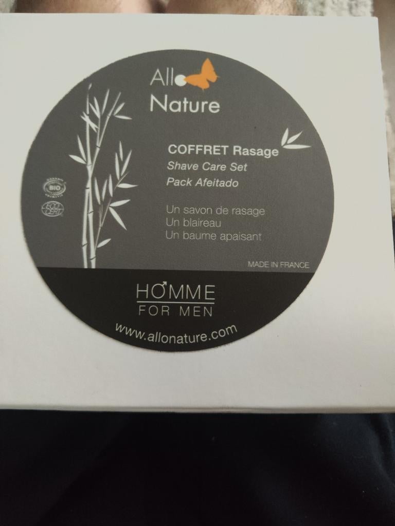 Coffret all nature Rasage homme, Enlèvement, Neuf, Tout le visage, Nettoyage