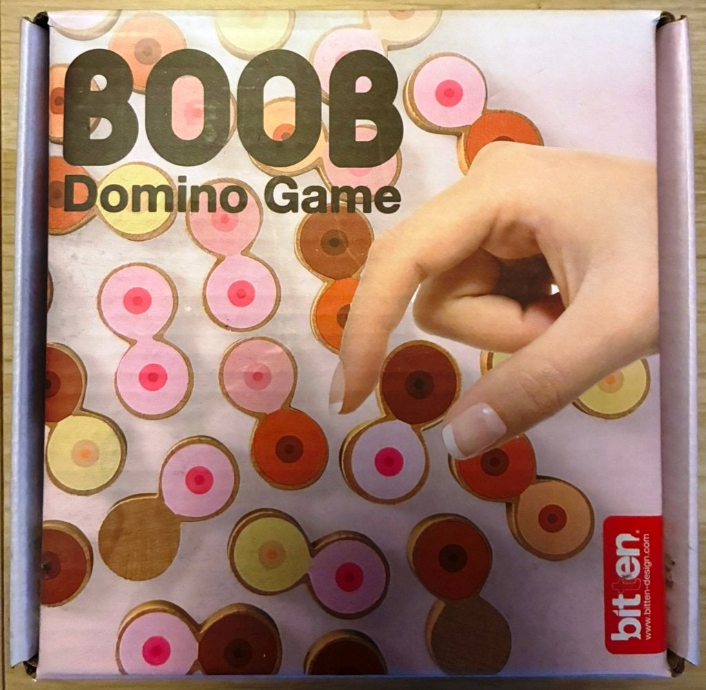 Jeu de dominos humoristique "Boob Domino Game", Enlèvement, Comme neuf