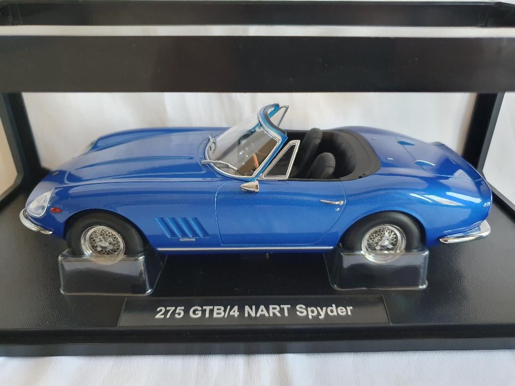 Ferrari 275 GTB-4 NART Spyder Metallic 1967 KK-échelle 1:18, Enlèvement ou Envoi, Neuf, Voiture, Autres marques