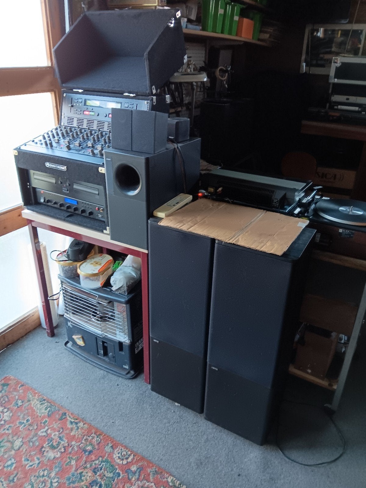 discobar met speakers, Muziek en Instrumenten, Ophalen